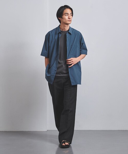 UNITED ARROWS（ユナイテッドアローズ）の「ポプリン ソリッド ショートスリーブ シャツ（シャツ/ブラウス・メンズ・オリーブ/ホワイト/ロイヤルブルー・S/M/L/XL）」の10枚目の写真