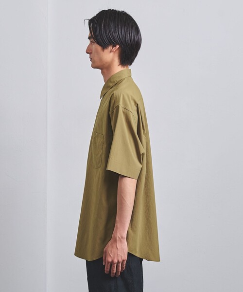 UNITED ARROWS（ユナイテッドアローズ）の「ポプリン ソリッド ショートスリーブ シャツ（シャツ/ブラウス・メンズ・オリーブ/ホワイト/ロイヤルブルー・S/M/L/XL）」の13枚目の写真