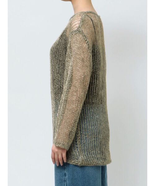 LAGUNAMOON（ラグナムーン）の「モヘヤラフニットプルオーバー（ニット/セーター・レディース・グレー/ベージュ/ライトブルー・FREE）」の22枚目の写真