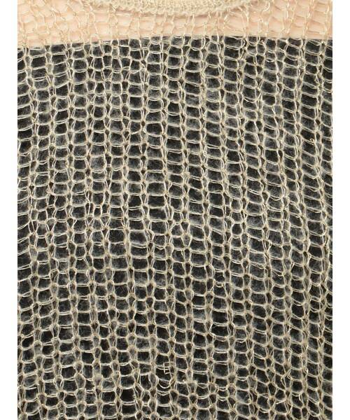 LAGUNAMOON（ラグナムーン）の「モヘヤラフニットプルオーバー（ニット/セーター・レディース・グレー/ベージュ/ライトブルー・FREE）」の11枚目の写真