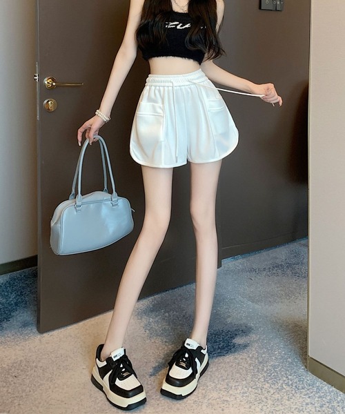 Grandeir(グランディール)の「大きめポケットショートパンツ(その他パンツ・レディース・ピンク/グレー/ホワイト/ブラック・M)」の21枚目の写真