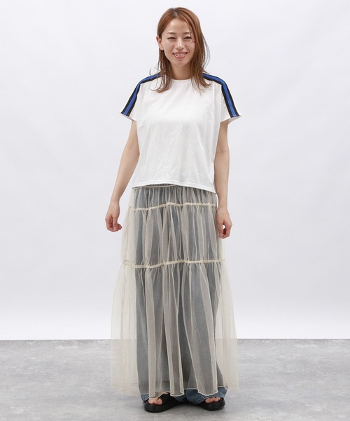 LAKOLE（ラコレ）の「2WAYラメチュールワンピース / 127587（ワンピース・レディース・ブラック/チャコールグレー/アイボリー・FREE）」の12枚目の写真