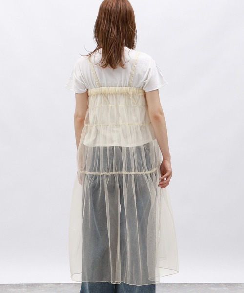 LAKOLE（ラコレ）の「2WAYラメチュールワンピース / 127587（ワンピース・レディース・ブラック/チャコールグレー/アイボリー・FREE）」の9枚目の写真