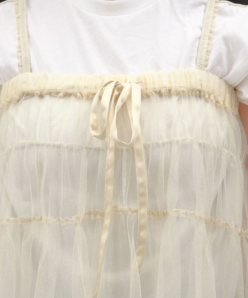 LAKOLE（ラコレ）の「2WAYラメチュールワンピース / 127587（ワンピース・レディース・ブラック/チャコールグレー/アイボリー・FREE）」の22枚目の写真