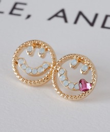 CERCA（チェルカ）の「Blincouture/ハート付きスマイルピアス（ピアス（両耳用））」