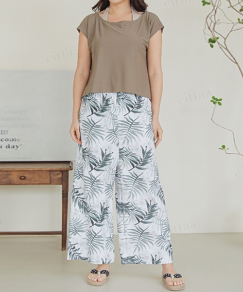 アルゼンチンタンゴ水玉模様ホルターネックセットアップ