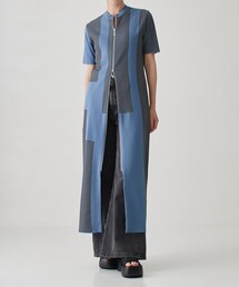 UNITED TOKYO | カラースキームジッパーニットドレス(ワンピース)