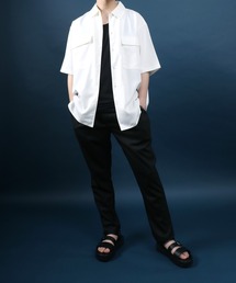 ANPAS(ApX)Polyester Tropical Shirt Jacket SET-UP/|g VcWPbg^bNChe[p[hpc ZbgAbv(ZbgAbv)