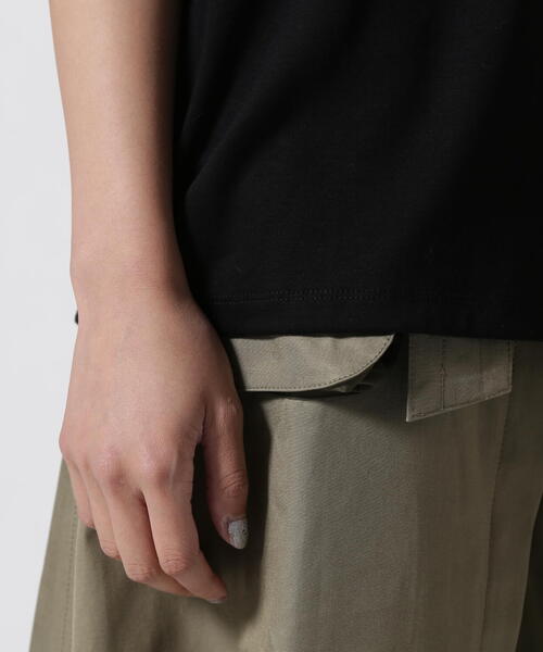 Risley（リズレー）の「Risley/リズレー/Wednesday TEE（Tシャツ/カットソー・レディース・ブラック/ホワイト・F）」の10枚目の写真
