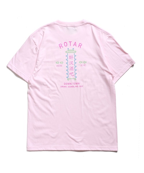 ROTAR(ローター)の「DOWN TOWN Tee(Tシャツ/カットソー・メンズ・ホワイト/ブラック/ベビーピンク・SMALL/MEDIUM/LARGE/X-LARGE)」の12枚目の写真