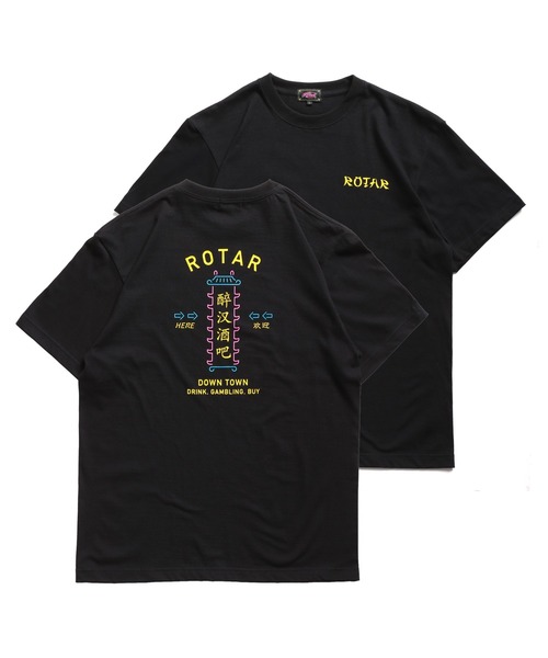ROTAR(ローター)の「DOWN TOWN Tee(Tシャツ/カットソー・メンズ・ホワイト/ブラック/ベビーピンク・SMALL/MEDIUM/LARGE/X-LARGE)」の19枚目の写真