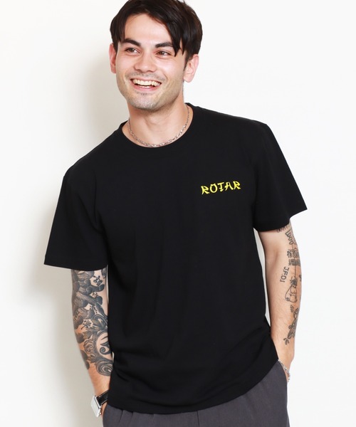 ROTAR(ローター)の「DOWN TOWN Tee(Tシャツ/カットソー・メンズ・ホワイト/ブラック/ベビーピンク・SMALL/MEDIUM/LARGE/X-LARGE)」の18枚目の写真