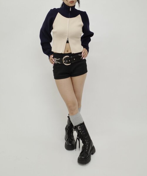 WHO'S WHO gallery（フーズフーギャラリー）の「【新色登場】ラグランジップニット（ニット/セーター・レディース・ブラウン系その他/ブラック/ブルー系その他/ネイビー/ブラウン/オフホワイト/ブラウン系その他2/ブラック系その他/ブルー系その他2/ブラック系その他2・FREE）」の16枚目の写真