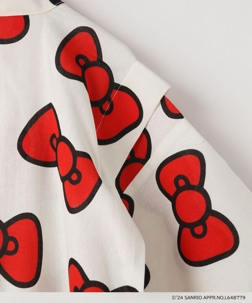 LOWRYS FARM（ローリーズファーム）の「【HELLO KITTY】ユカタ　122174（浴衣・キッズ・ブラック/オフホワイト・130cm/110cm/150cm）」の7枚目の写真