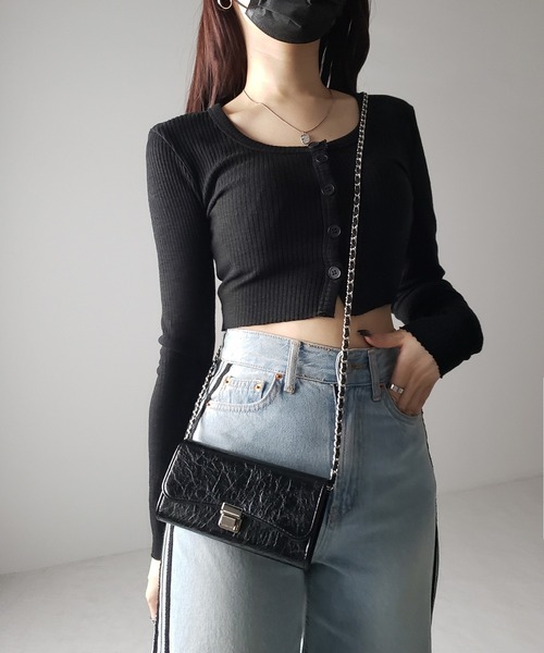 M.U.L 希少　ロングウォレット　チェーンショルダー M.U.L. エムユーエル 財布 ウォレットショルダー MUL-008 | jolisac