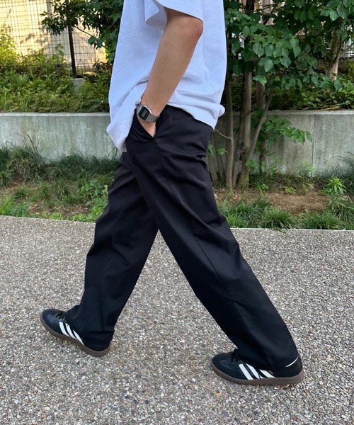BROKEN BASE(ブロークンベース)の「One point stitch low rise chino(チノパンツ・メンズ・ブラック/ネイビー・MEDIUM/LARGE)」の15枚目の写真