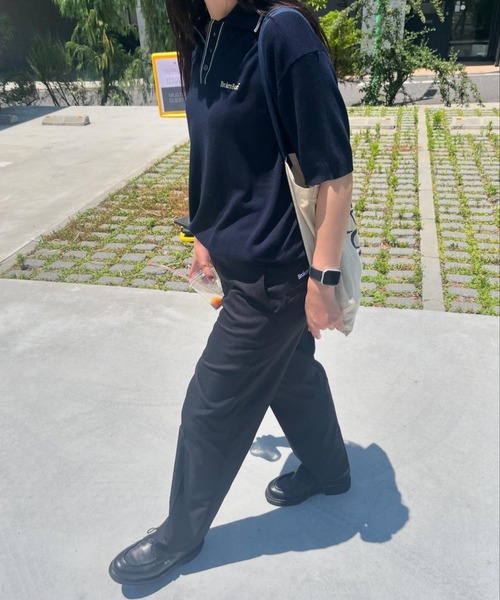 BROKEN BASE(ブロークンベース)の「One point stitch low rise chino(チノパンツ・メンズ・ブラック/ネイビー・MEDIUM/LARGE)」の8枚目の写真
