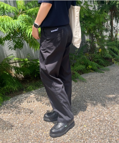 BROKEN BASE(ブロークンベース)の「One point stitch low rise chino(チノパンツ・メンズ・ブラック/ネイビー・MEDIUM/LARGE)」の12枚目の写真