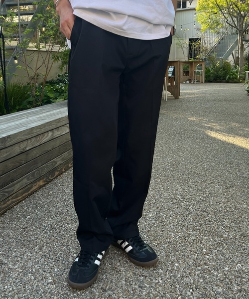 BROKEN BASE(ブロークンベース)の「One point stitch low rise chino(チノパンツ・メンズ・ブラック/ネイビー・MEDIUM/LARGE)」の17枚目の写真