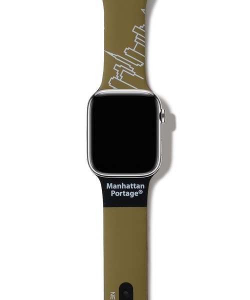 Manhattan Portage(マンハッタンポーテージ)の「【Manhattan Portage】Apple Watch Silicone Band 2(49mm/45mm/44mm) FSUN(その他小物・メンズ・ブラック/オリーブ/グレー・FREE)」の1枚目の写真