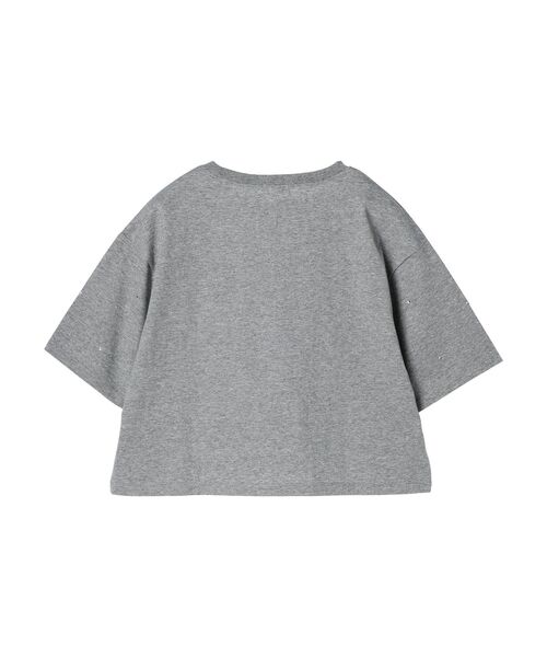 キラキラ　ストーン　Tシャツ キラキラストーンミニタイトTシャツ（Tシャツ/カットソー