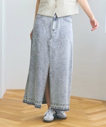 coca（coca） | 【WEB限定セール】軽量デニム フロントスリットスカート(デニムスカート)