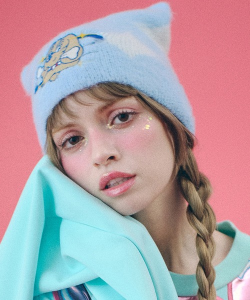 GALFY（ガルフィー）の「【GALFY/ガルフィー】犬耳ニット帽（ニット