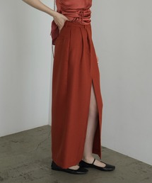 CLANE（クラネ）の「WAIST BELT RIB SKIRT（スカート）」 - WEAR