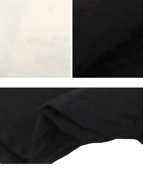KOBE LETTUCE（コウベレタス）の「ドッキングワンピース（ワンピース・レディース・アイボリー系1/ホワイト×ブラック/アイボリー系・M）」の6枚目の写真