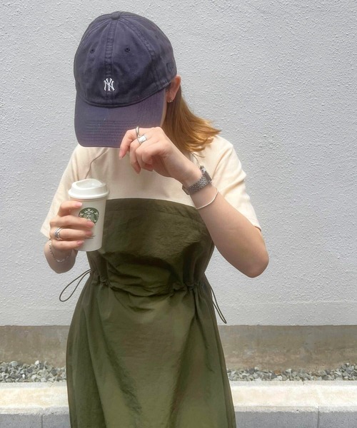 KOBE LETTUCE（コウベレタス）の「ドッキングワンピース（ワンピース・レディース・アイボリー系1/ホワイト×ブラック/アイボリー系・M）」の22枚目の写真