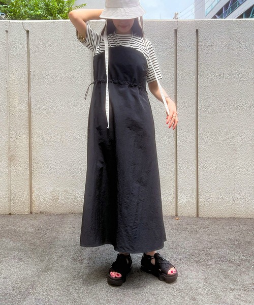 KOBE LETTUCE（コウベレタス）の「ドッキングワンピース（ワンピース・レディース・アイボリー系1/ホワイト×ブラック/アイボリー系・M）」の13枚目の写真