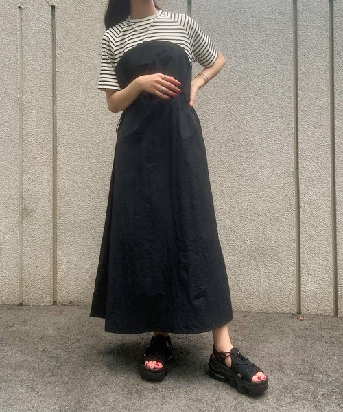 KOBE LETTUCE（コウベレタス）の「ドッキングワンピース（ワンピース・レディース・アイボリー系1/ホワイト×ブラック/アイボリー系・M）」の10枚目の写真