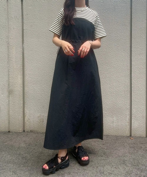 KOBE LETTUCE（コウベレタス）の「ドッキングワンピース（ワンピース・レディース・アイボリー系1/ホワイト×ブラック/アイボリー系・M）」の11枚目の写真