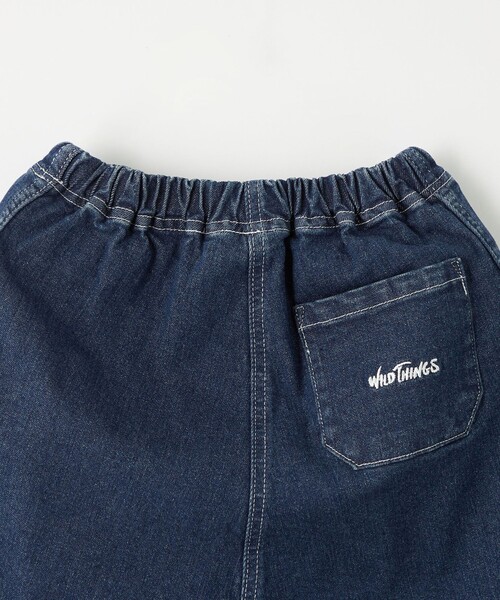 WILD THINGS（ワイルドシングス）の「【別注】＜WILD THINGS＞デニムバルーンパンツ / キッズ 110cm-130cm（デニムパンツ・キッズ・ブラック/コバルトブルー・S(120-130cm)/XS(110-120cm)）」の7枚目の写真