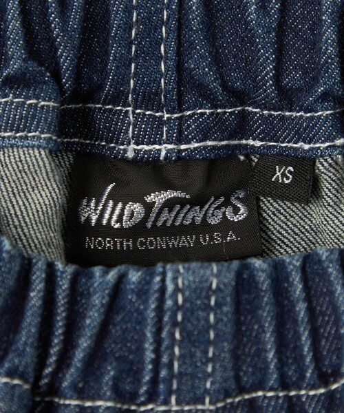 WILD THINGS（ワイルドシングス）の「【別注】＜WILD THINGS＞デニムバルーンパンツ / キッズ 110cm-130cm（デニムパンツ・キッズ・ブラック/コバルトブルー・S(120-130cm)/XS(110-120cm)）」の14枚目の写真