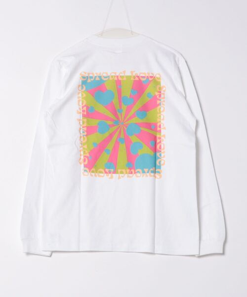 ARCHIVER(アーカイバ)の「【8】【it】【Spread Love】オリジナルプリント L/S T(Tシャツ/カットソー・レディース・ホワイト/ブラック・MEDIUM/LARGE/SMALL)」の3枚目の写真