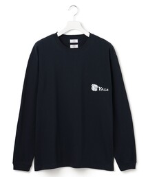 【UNISEX】YALEペナント ロングスリーブTシャツ