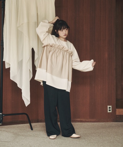 ダンボールチュールチュニック（その他トップス）｜moi tytto