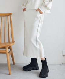 mysty woman | サイドラインナロースカート 149655(スカート)