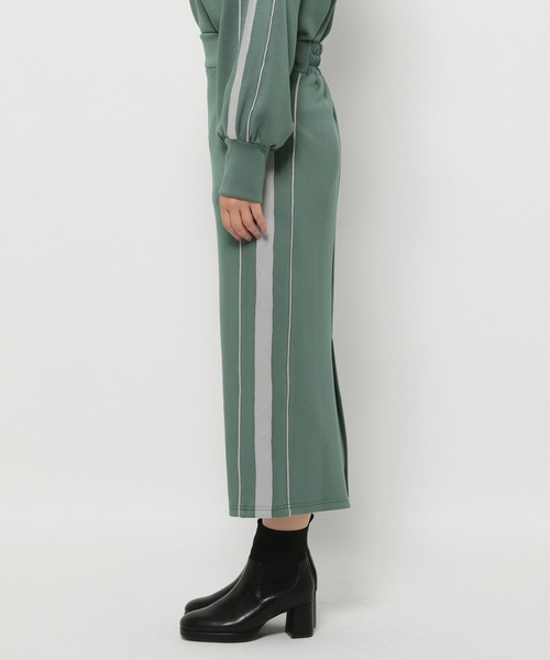 mysty woman(ミスティウーマン)の「サイドラインナロースカート 149655(スカート・レディース・ブラック/グリーン/オフホワイト・FREE)」の14枚目の写真