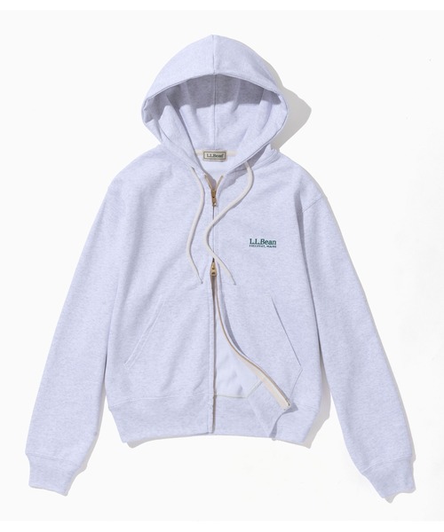 L.L.Bean(エルエルビーン)の「【JAPAN EDITION】ポーテージ・フルジップ・フード・スウェットシャツ(パーカー・レディース・イエロー/ライトグレー/グリーン系・MEDIUM)」の9枚目の写真