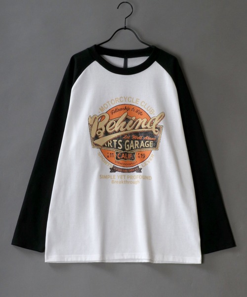 SITRY（シトリー）の「Raglan Sleeve Print T-shirt/オーバーサイズ ラグランスリーブ ヴィンテージライク ロックプリント ロンＴ 長袖Tシャツ（Tシャツ/カットソー・メンズ・ブラウン系その他/ホワイト系その他/ホワイト系その他2/ホワイト系その他3/ホワイト系その他4/ブラウン系その他2/ブラウン系その他3/ブラウン系その他4/レッド系その他2/レッド系その他3/レッド系その他4/レッド系その他・M/L/XL）」の19枚目の写真