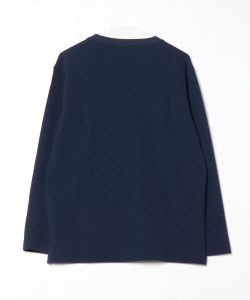 GLOSTER(グロスター)の「【GLOSTER/グロスター】ふくれジャガード 長袖Tシャツ クルーネック(Tシャツ/カットソー・メンズ・グレイッシュベージュ/ホワイト/モカ/ネイビー・S/M/L)」の9枚目の写真
