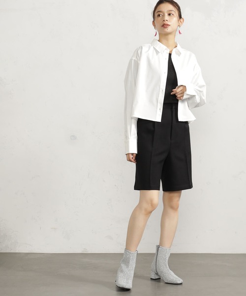 FOUND GOOD（ファウンドグッド）の「ストレッチショートブーツ（ブーツ・レディース・ブラウン系8/アイボリー/ブラック/グレー系2・XL/L/M/S）」の7枚目の写真