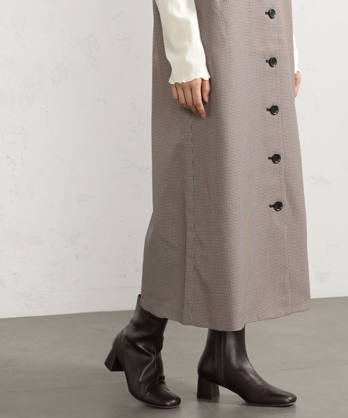 FOUND GOOD（ファウンドグッド）の「ストレッチショートブーツ（ブーツ・レディース・ブラウン系8/アイボリー/ブラック/グレー系2・XL/L/M/S）」の9枚目の写真