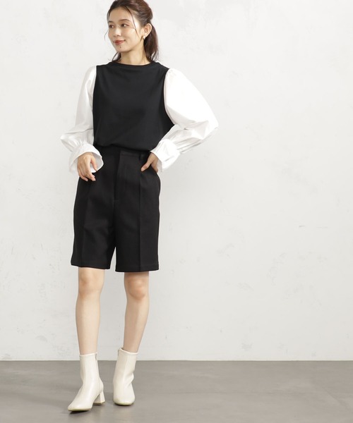 FOUND GOOD（ファウンドグッド）の「ストレッチショートブーツ（ブーツ・レディース・ブラウン系8/アイボリー/ブラック/グレー系2・XL/L/M/S）」の11枚目の写真