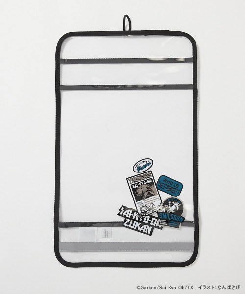 devirock（デビロック）の「最強王図鑑コラボ 透明ランドセルカバー(リフレクター付き)（ランドセル・キッズ・パープル系/グレー系・ONE SIZE）」の8枚目の写真