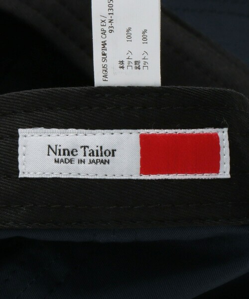 Nine Tailor(ナインテイラー)の「<Nine Tailor × monkey time> FAGUS SUPIMA キャップ(キャップ・メンズ・ネイビー/ブラック・FREE)」の16枚目の写真