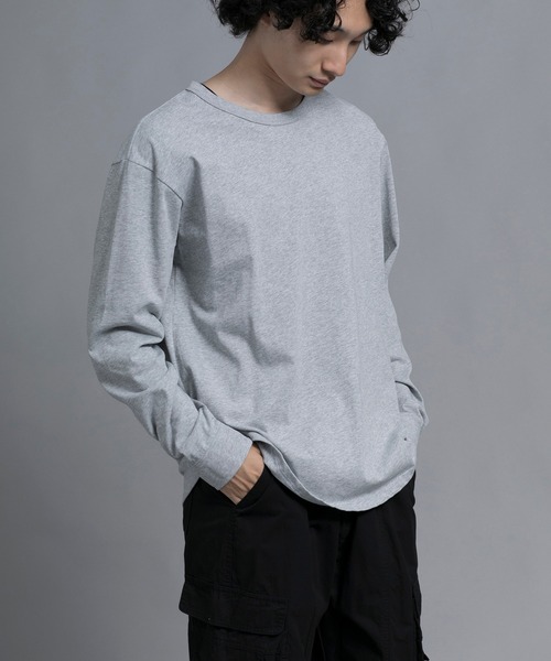 aimoha(アイモハ)の「aimoha men Essential Comfort Crewneck Pullover(スウェット・メンズ・杢グレー/ダークグレー/ブラック/ホワイト・MEDIUM/LARGE/X-LARGE/XX-LARGE/XXX-LARGE)」の4枚目の写真