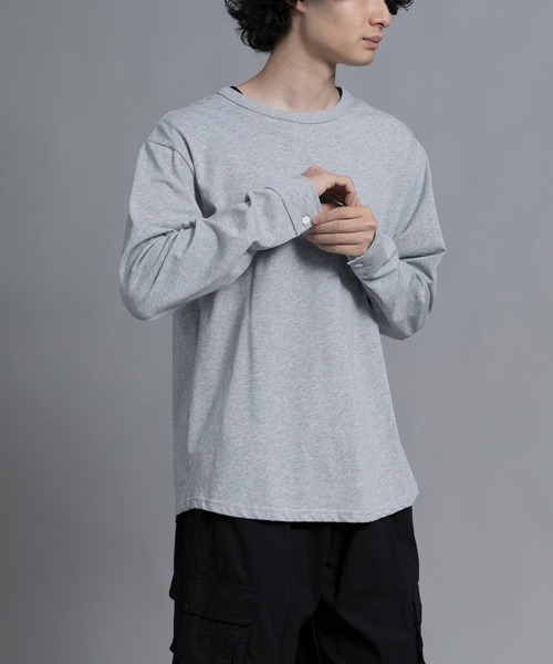 aimoha(アイモハ)の「aimoha men Essential Comfort Crewneck Pullover(スウェット・メンズ・杢グレー/ダークグレー/ブラック/ホワイト・MEDIUM/LARGE/X-LARGE/XX-LARGE/XXX-LARGE)」の18枚目の写真
